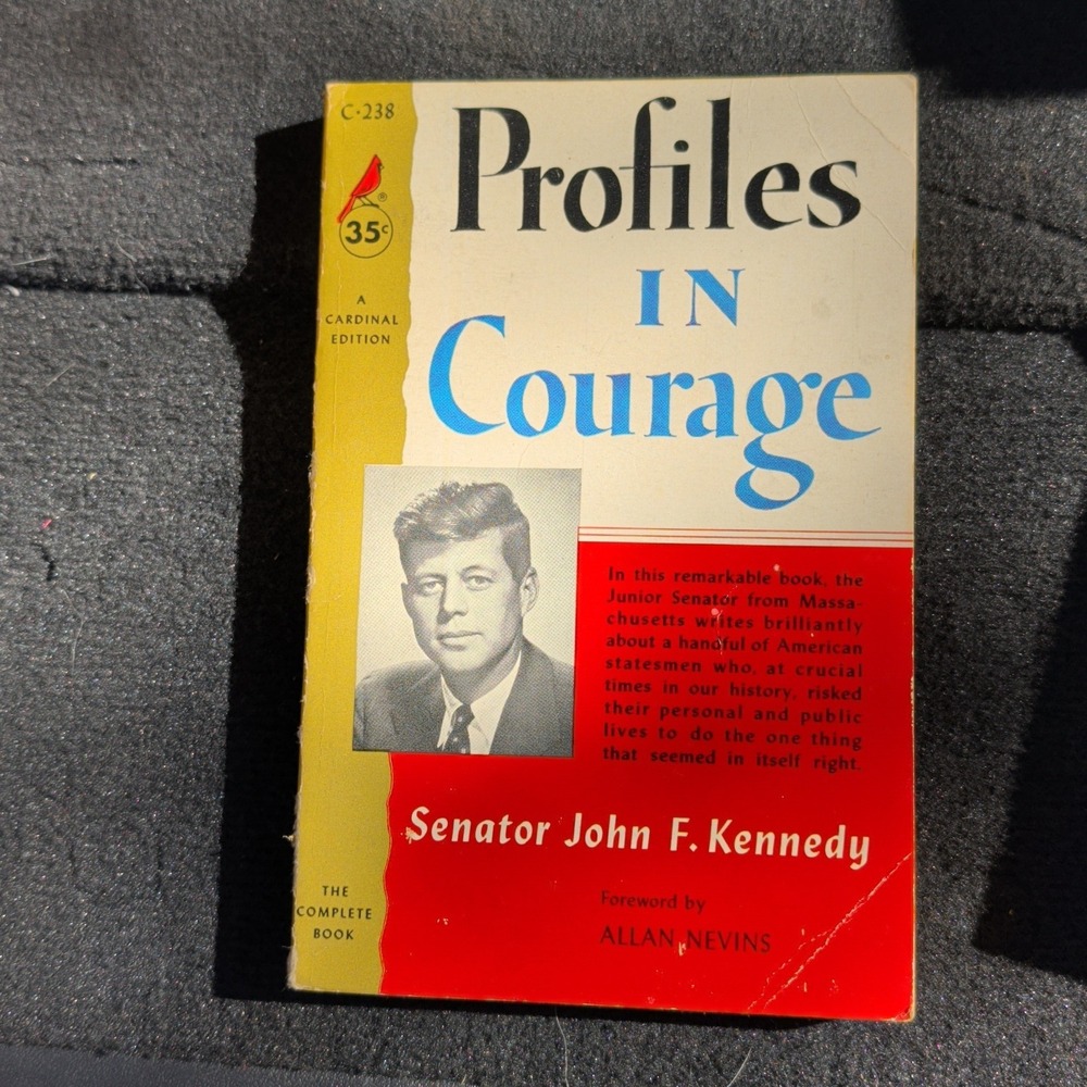Profiles in Courage John F Kennedy 1957 Cardinal Edition Vintage Paperback C-238
